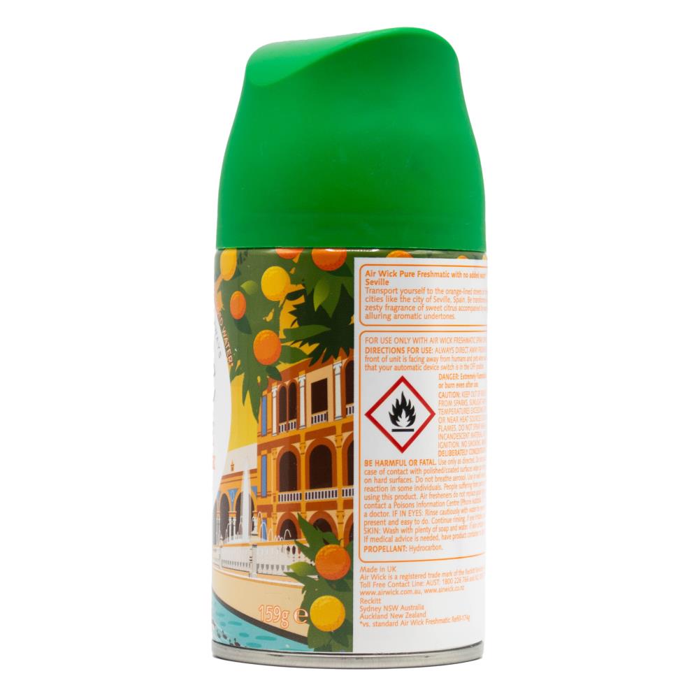 Air Wick 159g Air Freshener Refill Ultimate Getaways Seville Orange And Grapefruit (6x Pack)