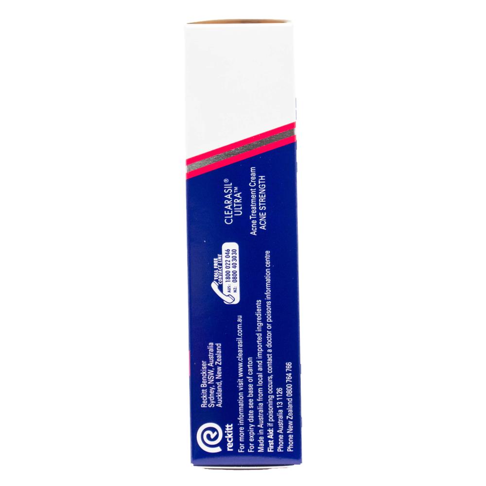 CLEARASIL 20g ULTRA ACNE TREATMENT CREAM VISIBLY CLEARER SKIN (8x Pack)