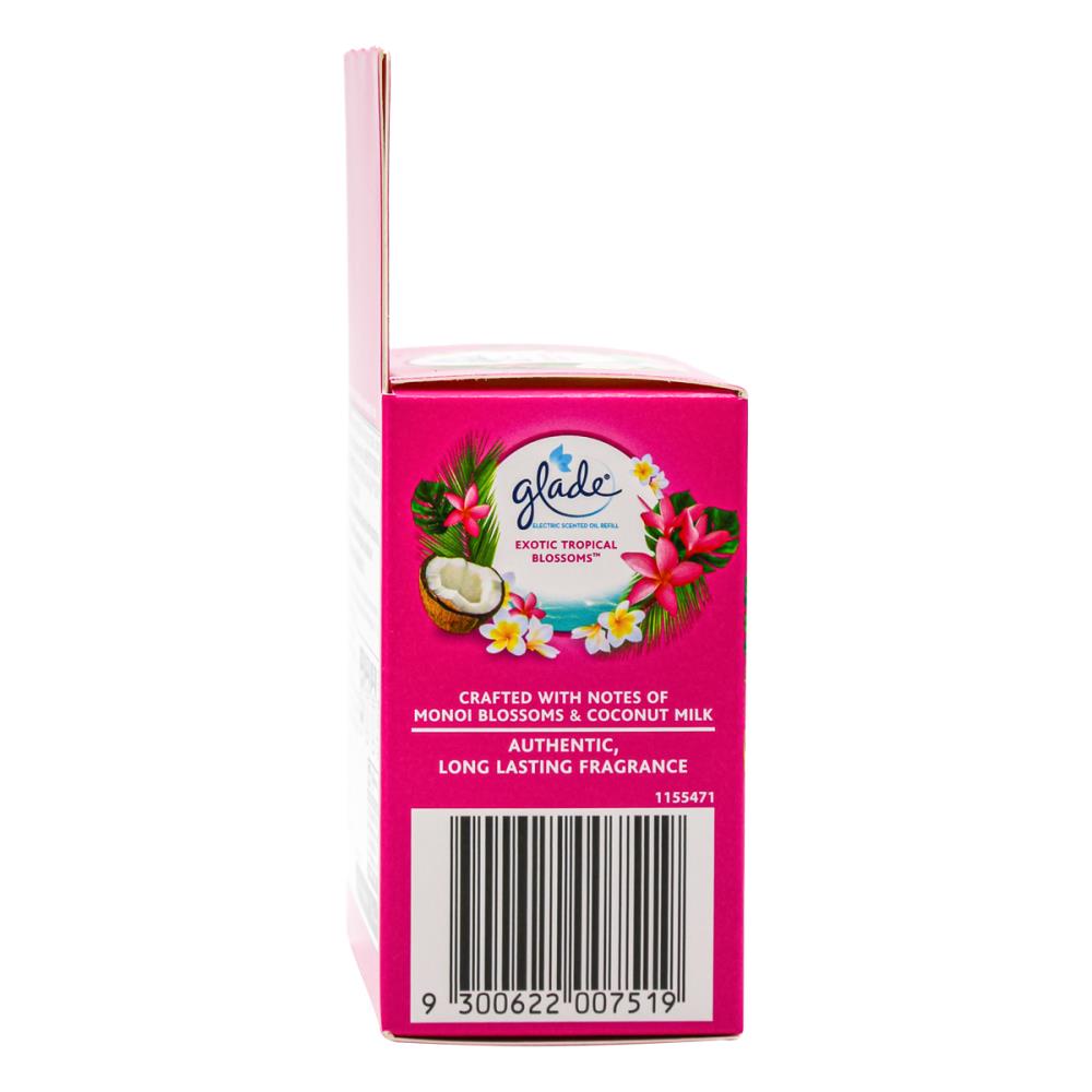Glade Pk2 X 20ml Electric Scented Oil Refills Exotic Tropical Blossoms 20ml x 2Pk (Value Pack 8)