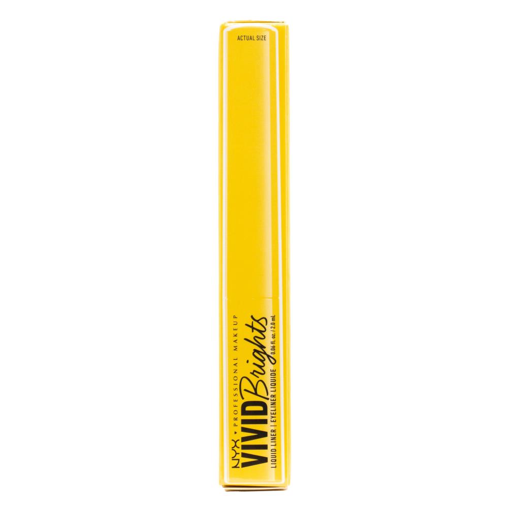 NYX 2ml EYELINER MATTE LIQUID VIVID BRIGHTS HAD ME ON YELLOW (3 x Pack)