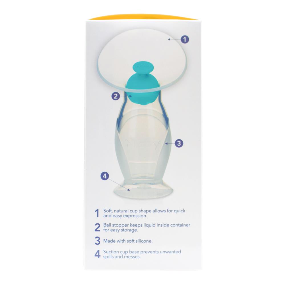 Nuby 120ml Silicone Breast Pump (6x Pieces)