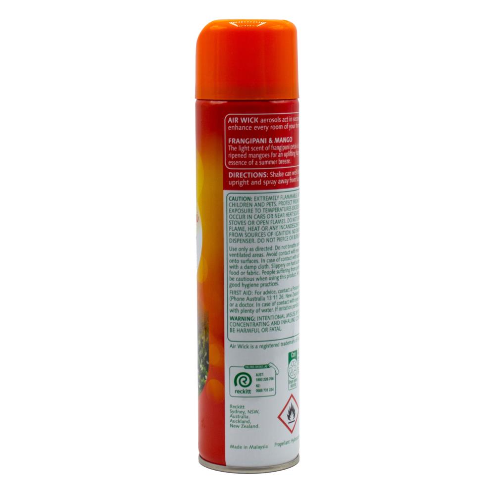 Air Wick 237g Air Freshner Frangipani And Mango (12x Pack)