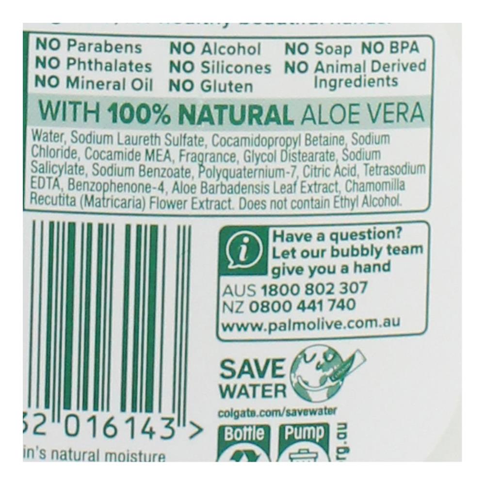 Palmolive Natural Handwash Softening Aloe Vera & Chamomile Pump 250ml (6 Pack)