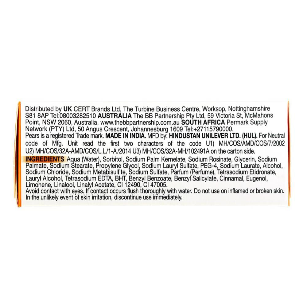 Pears Soap Bar Amber 100g (Value Pack 12)