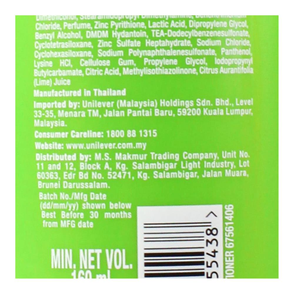 Sunsilk Conditioner Lively Clean And Fresh 160ml (3 Pack)