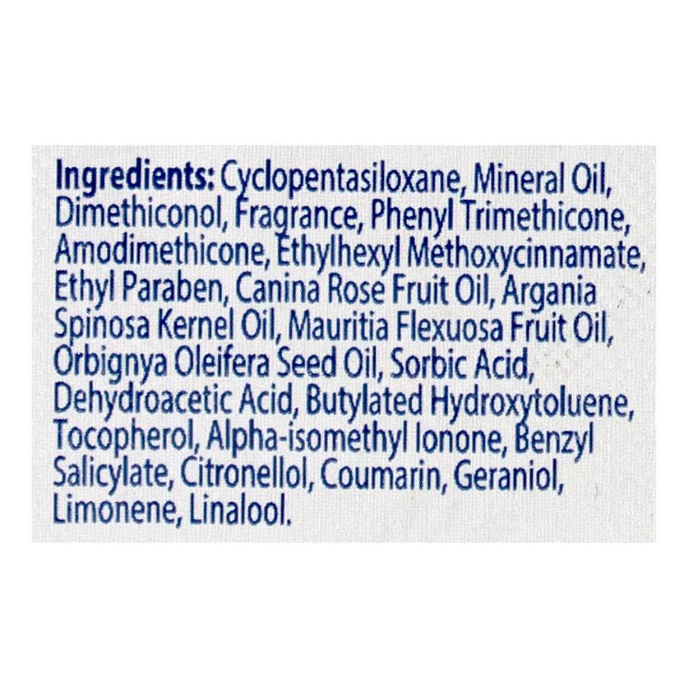 DOVE PK6 X 1mL BOTANICAL SELECTION NOURISHING HAIR OIL INFUSED WITH ROSEHIP OIL (12x Pack)