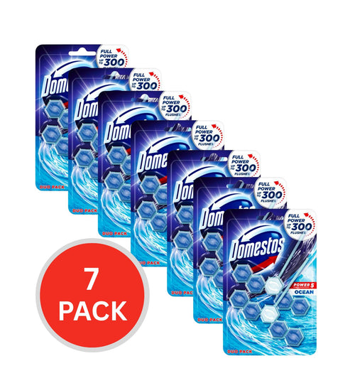 Domestos 55g Toilet Cleaner Cage Power 5 Ocean 7 x 2Pk (14 Pack)
