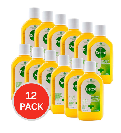 Dettol Antiseptic Disinfectant Household Grade 250ml (12x Pack)