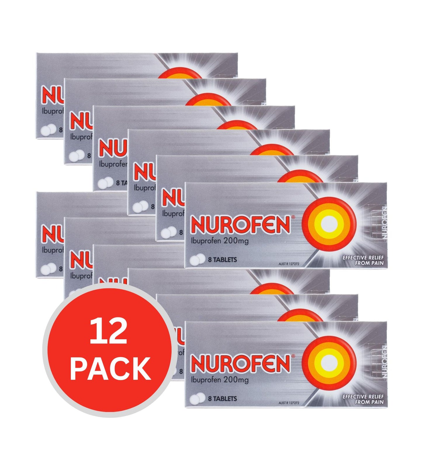 Nurofen Tablets Targeted Relief From Pain 200mg (12 Pack)