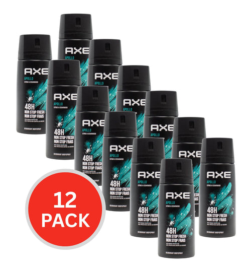 Axe Deodorant Bodyspray Apollo 150ml (12 Pack)