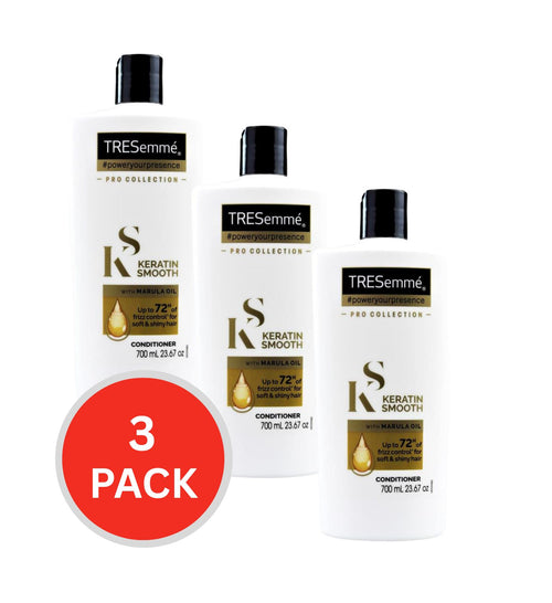 Tresemme Conditioner Keratin Smooth 700ml (3 Pack)