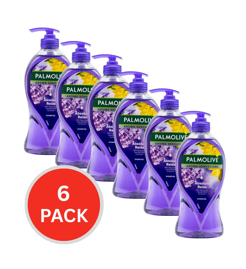 Palmolive Shower Gel Absolute Relax 750ml (6 Pack)