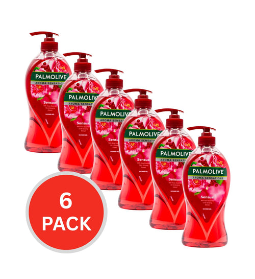 Palmolive Shower Gel Sensual 750ml (6 Pack)