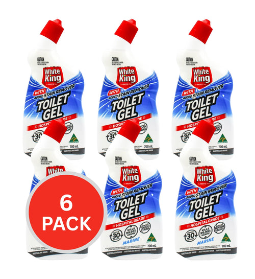 White King Toilet Gel Marine 700ml (6 Pack)