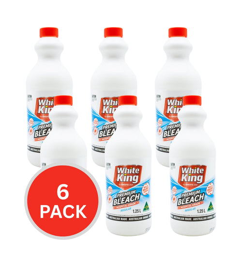White King 1.25l Premium Bleach Regular ( 6x Pack )