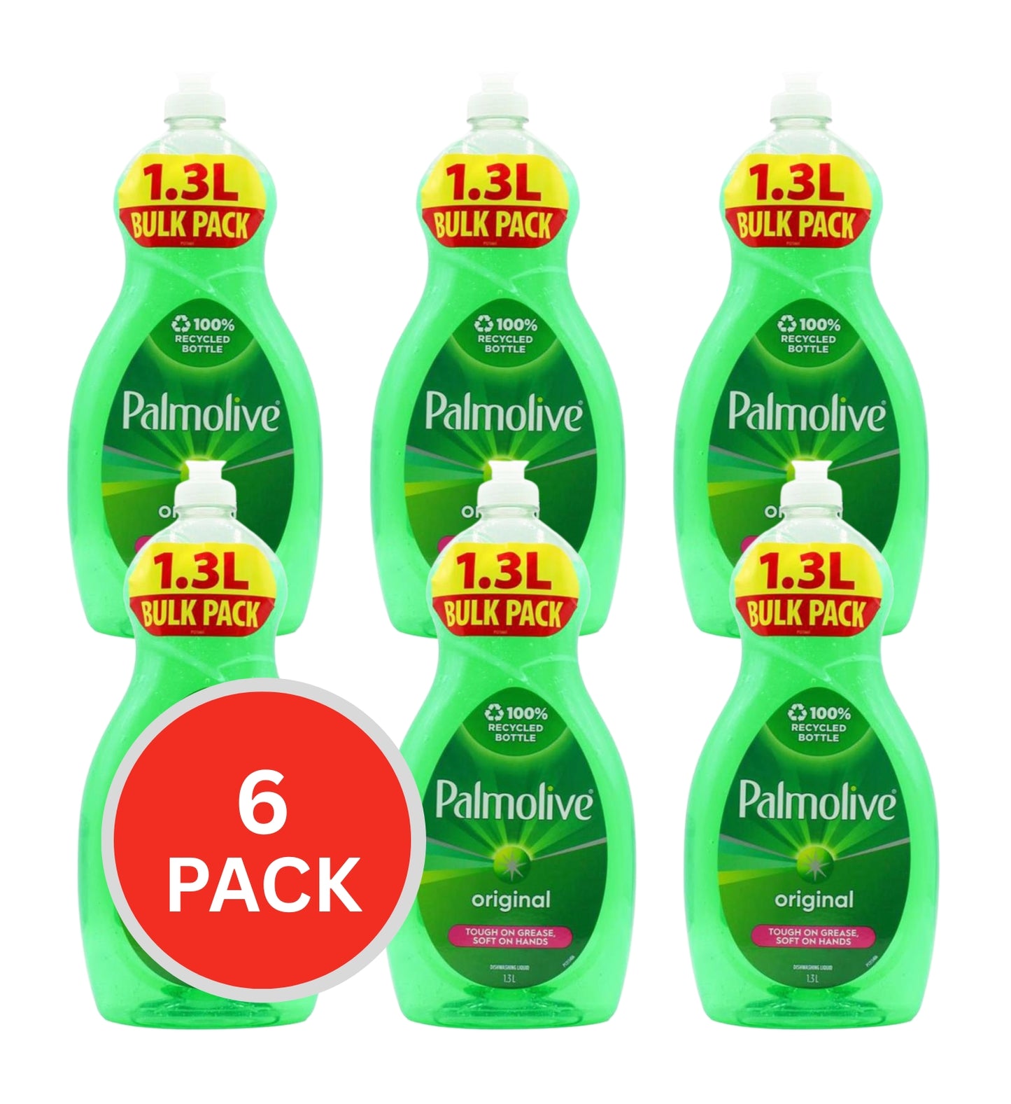 Palmolive Dishwashing Liquid Original 1.3L (6 Pack)
