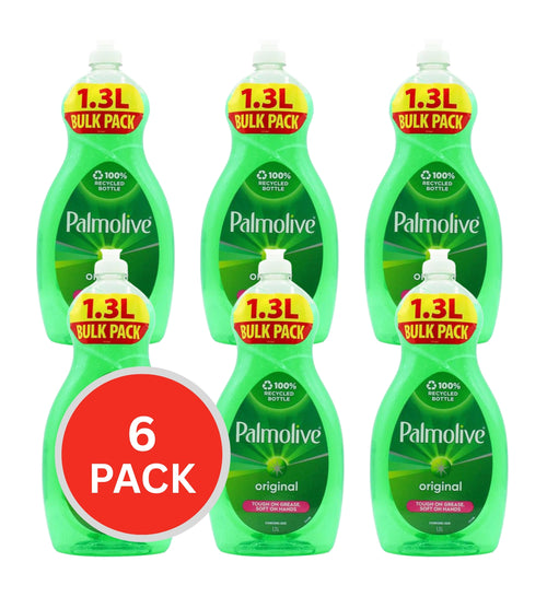 Palmolive Dishwashing Liquid Original 1.3L (6 Pack)