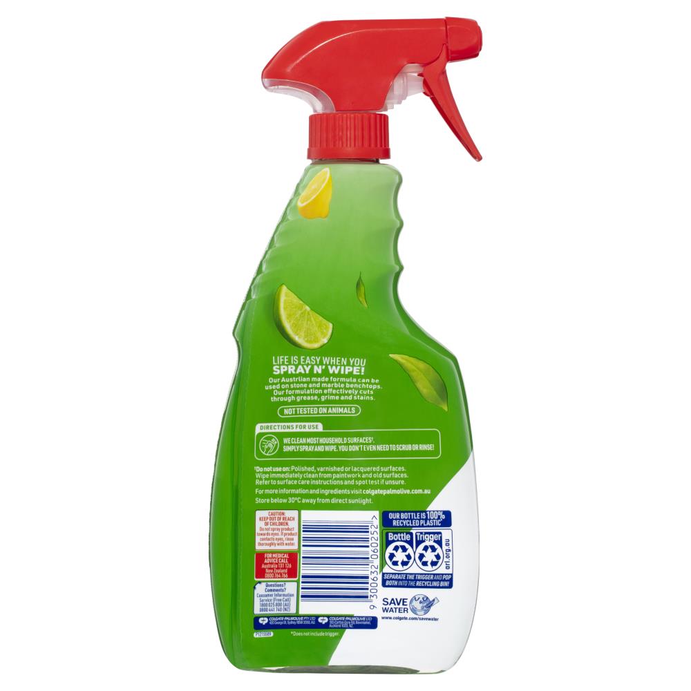 Ajax Spray N Wipe Baking Soda & Citrus 500mL (10 Pack)