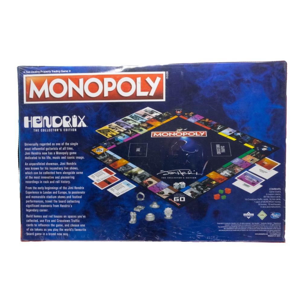 Monopoly hasbro jimi hendrix the collectors edition 12+
