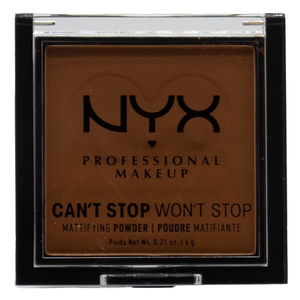 Nyx 6g Mattifying Powder Cant Stop Wont Stop Deep (3x Pack)