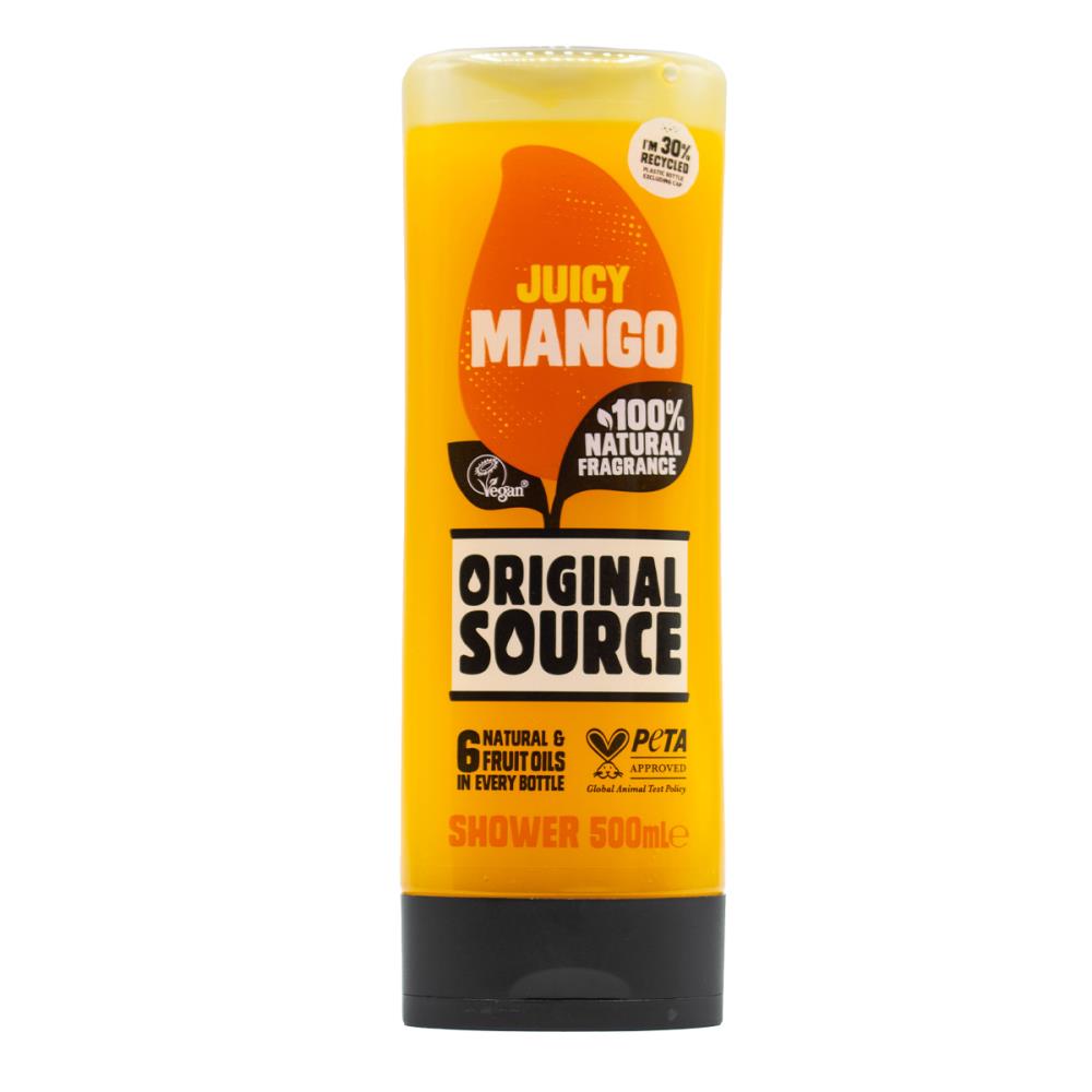Original Source 500ml Shower Gel Juicy Mango (6x Pack)