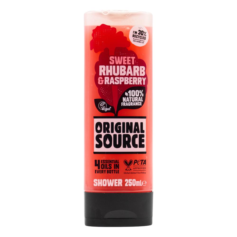 Original Source Shower Gel Sweet Rhubarb And Raspberry 250ml (24 Pack)