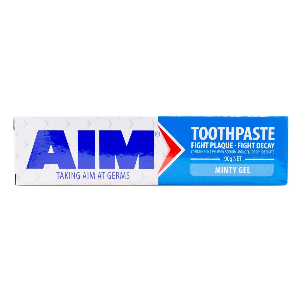Aim Toothpaste Minty Gel 90g (Value Pack 12)