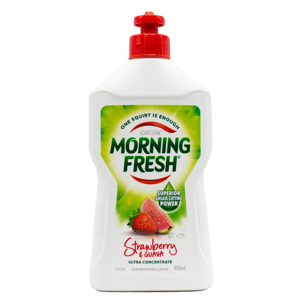 Morning Fresh Dishwashing Liquid Ultra Concentrate Strawberry And Guava 400ml (12 Pack)