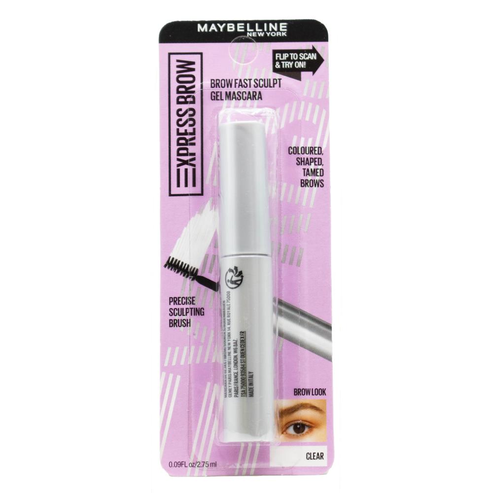 MAYBELLINE 2.75mL EXPRESS BROW CLEAR 10 CARDED (3x Pack)