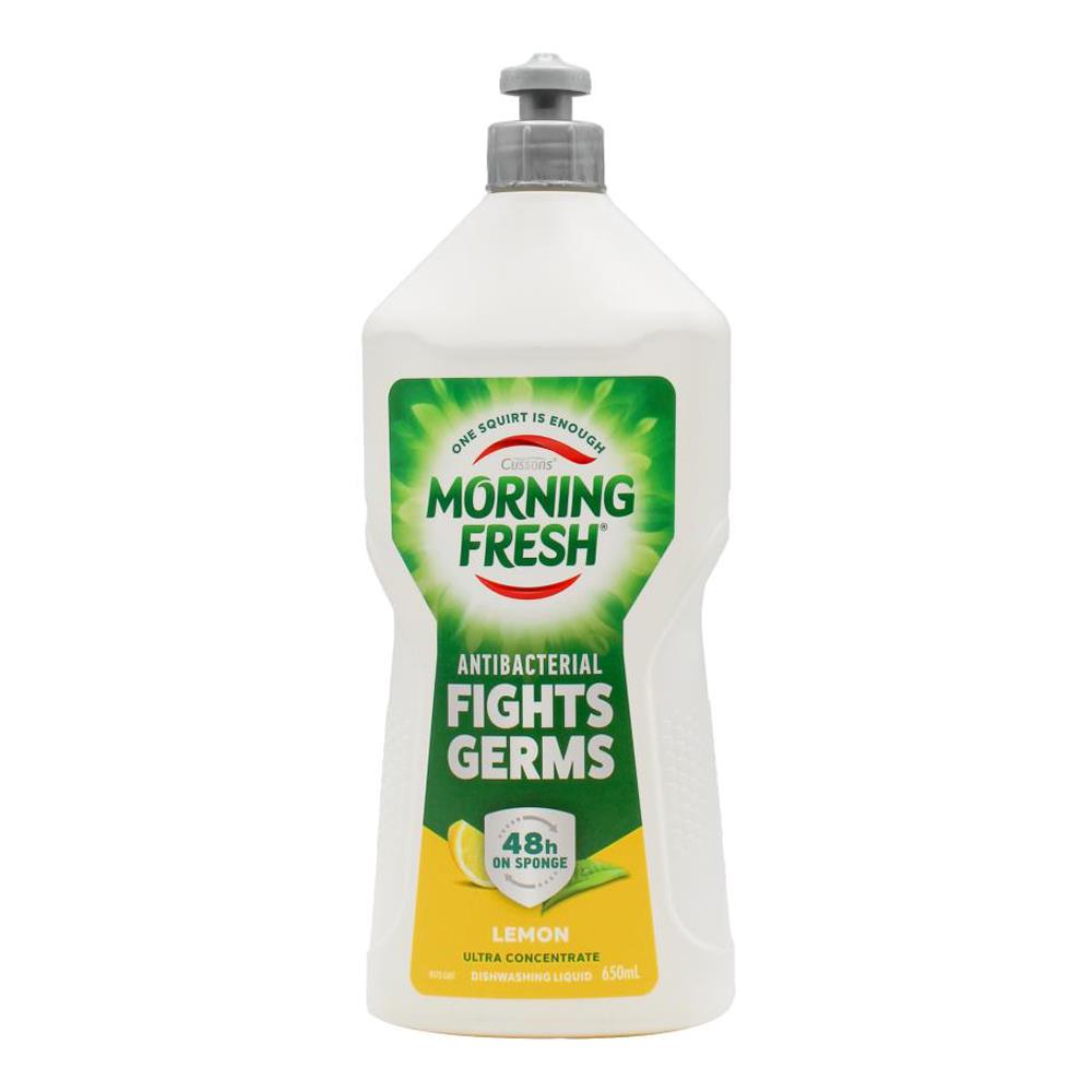 MORNING FRESH 650mL DISHWASHING LIQUID LEMON (8x Pack)