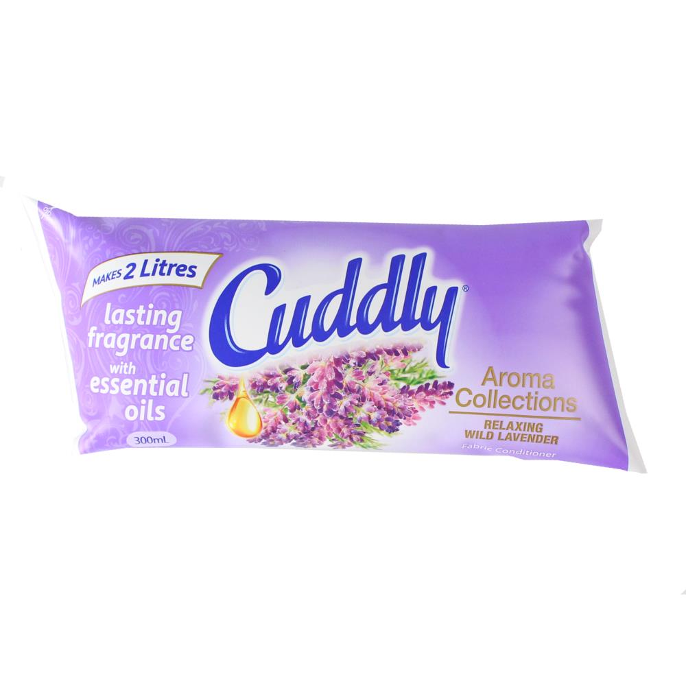 Cuddly 300ml Fabric Conditioner Refill Aroma Collections Relaxing Wild Lavender (12x Pack)