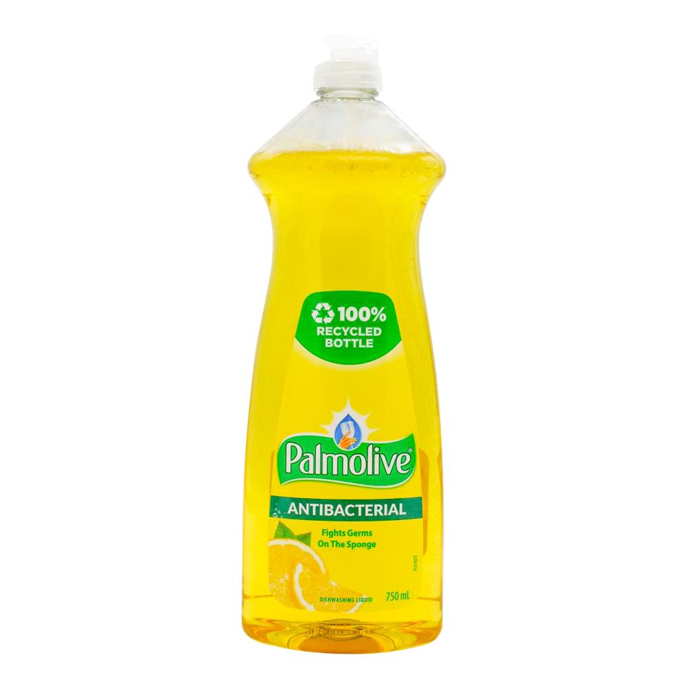 Palmolive Dishwashing Liquid Antibacterial Lemon 750ml (12 Pack)