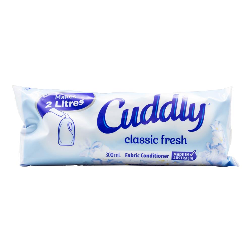 Cuddly 300ml Fabric Conditioner Refill Classic Fresh (12x Pack)