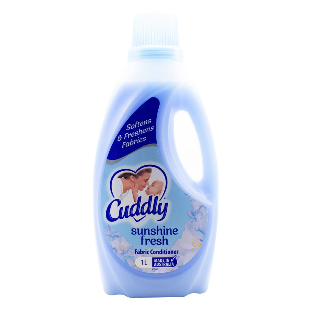 Cuddly Fabric Conditioner Sunshine Fresh Ready To Use 1L (12 Pack)