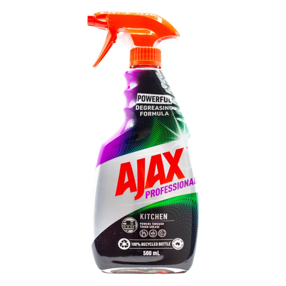 Ajax 500ml Professional Trigger Kitchen Power Degreaser (8x Pack)