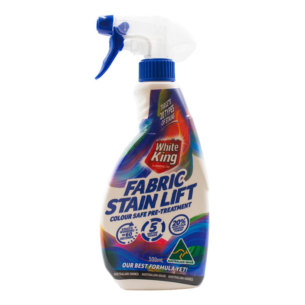 WHITE KING 500mL FABRIC STAIN LIFT (6x Pack)