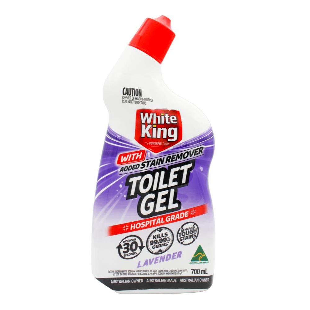 White King Toilet Gel Lavender 700ml (6 pack)
