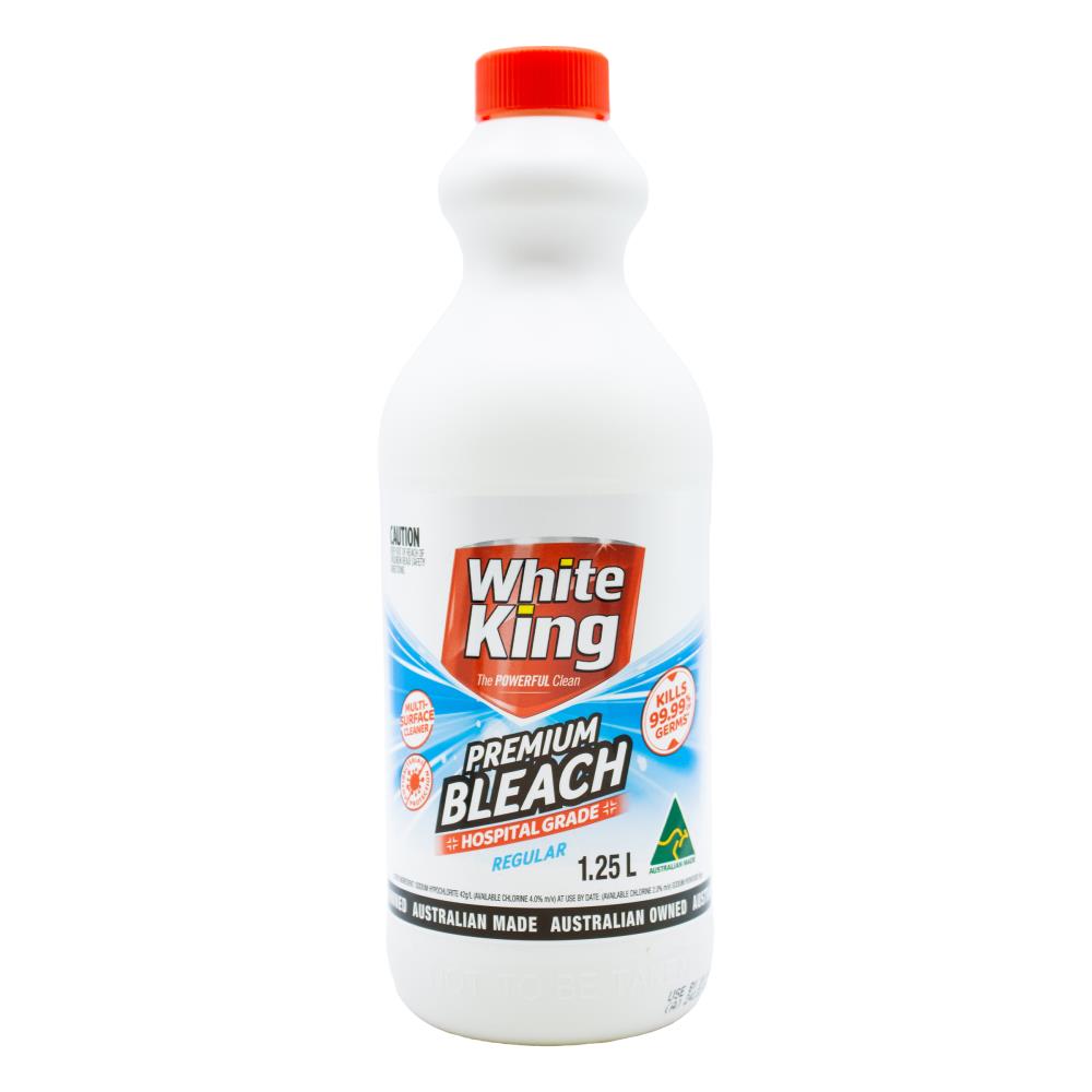 White King 1.25l Premium Bleach Regular ( 6x Pack )