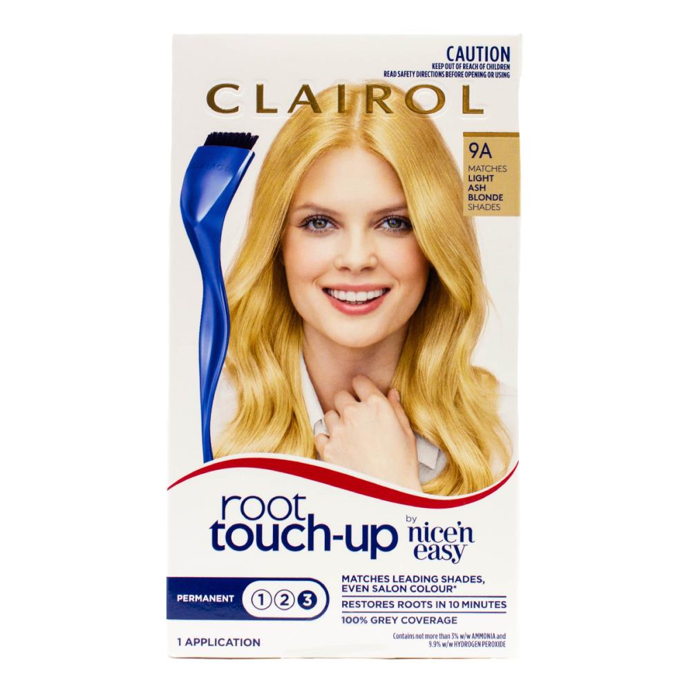 Clairol Root Touch-up Permanent Creme Hair Colour 9a Light Ash Blonde (4x Pack)