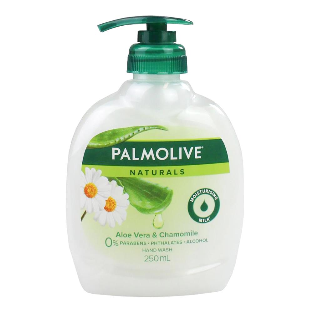 Palmolive Natural Handwash Softening Aloe Vera & Chamomile Pump 250ml (6 Pack)