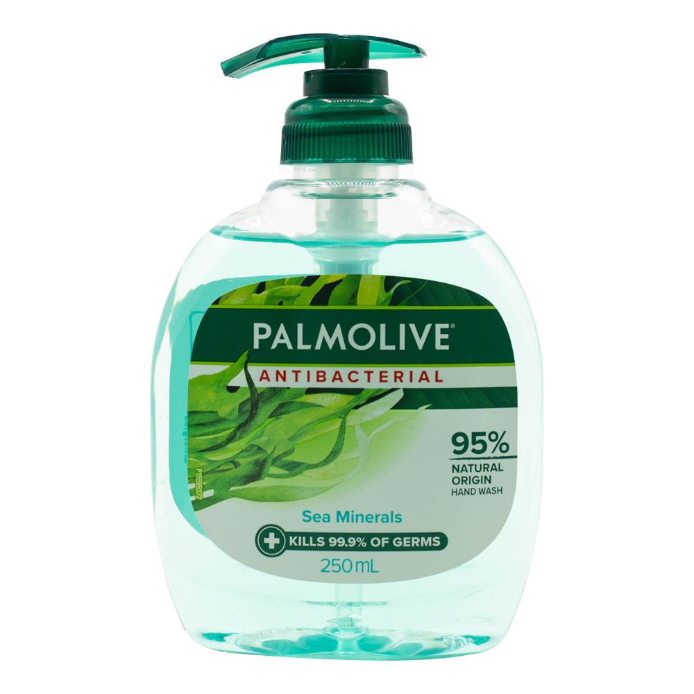 Palmolive Liquid Handwash Pump Antibacterial Sea Minerals 250ml (6 Pack)