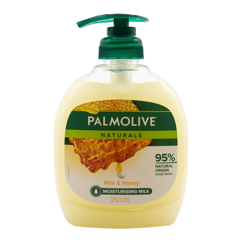 Palmolive Naturals Softwash Replenishing Milk & Honey Pump 250ml (6 Pack)
