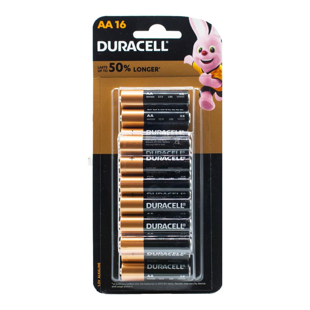 Duracell AA Batteries 8 x 16Pk (Value Pack 128)