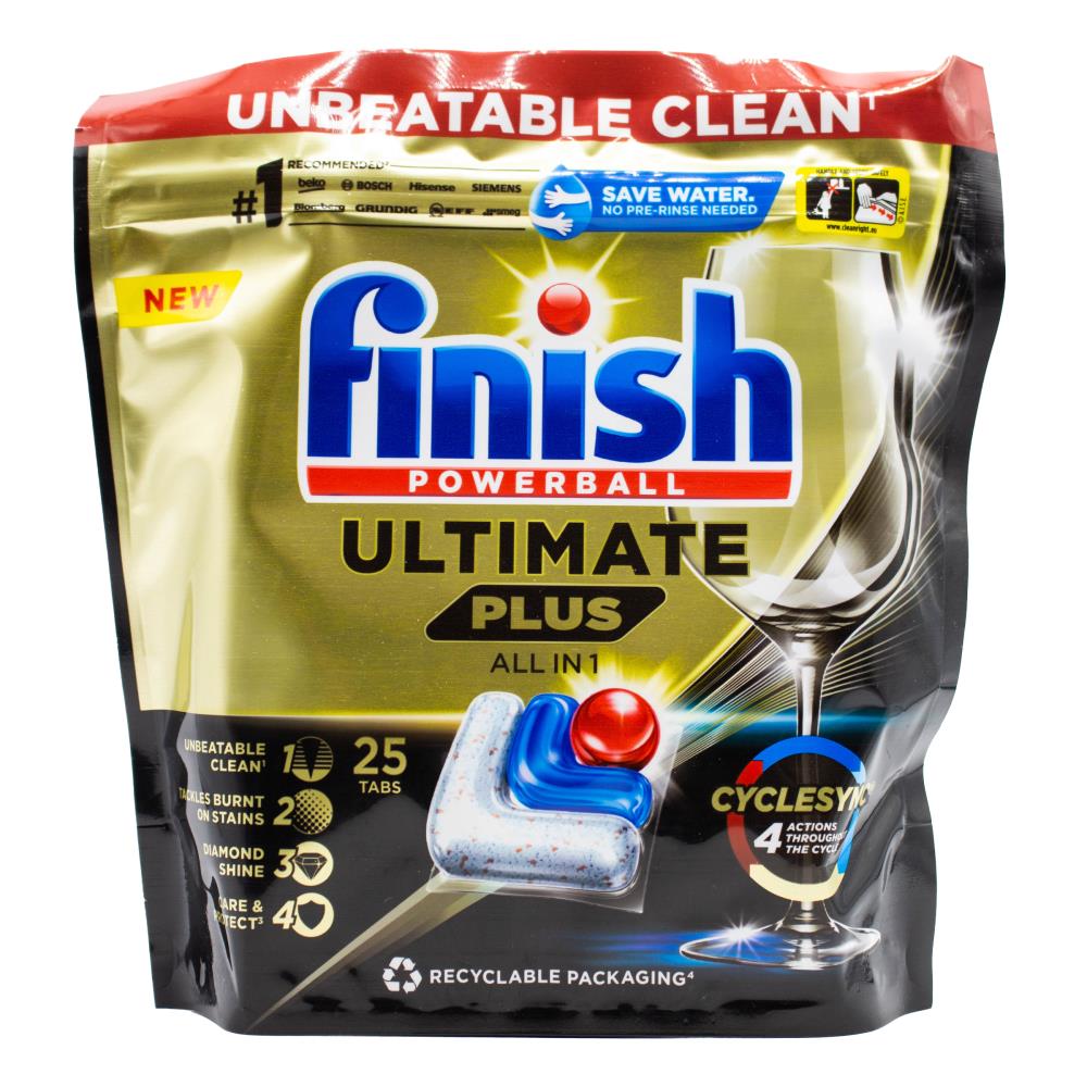 Finish Powerball Ultimate Plus All In 1 7 x 25Pk (175 Tablets)