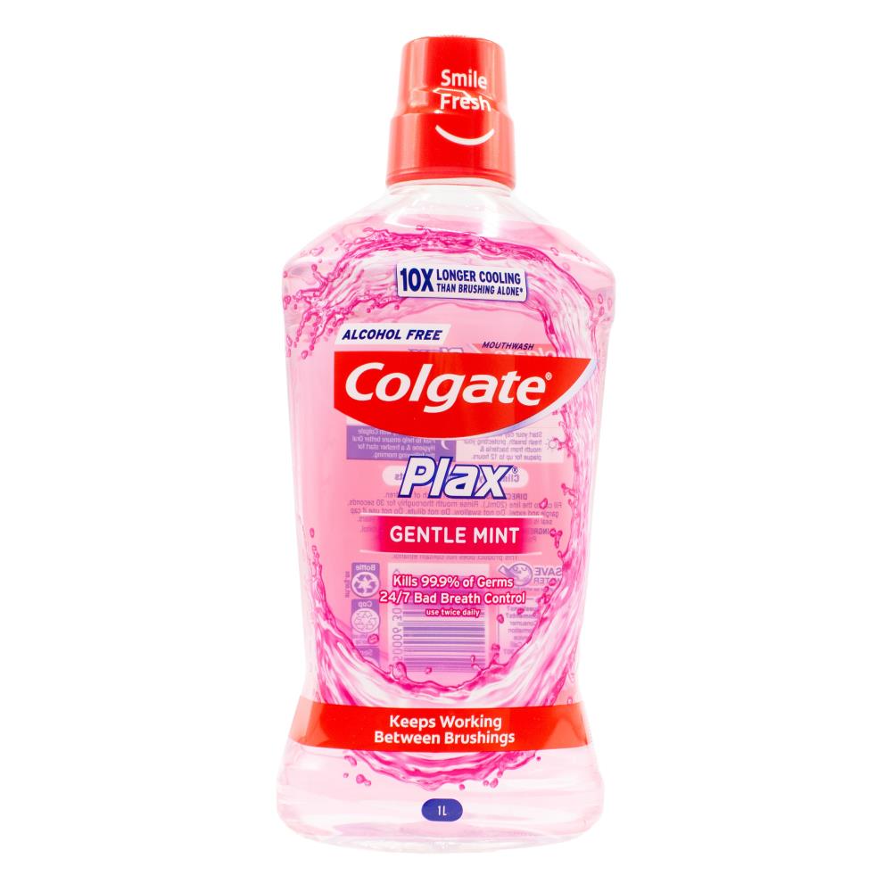 Colgate 1l Mouthwash Plax Gentle Mint (3x Pack)