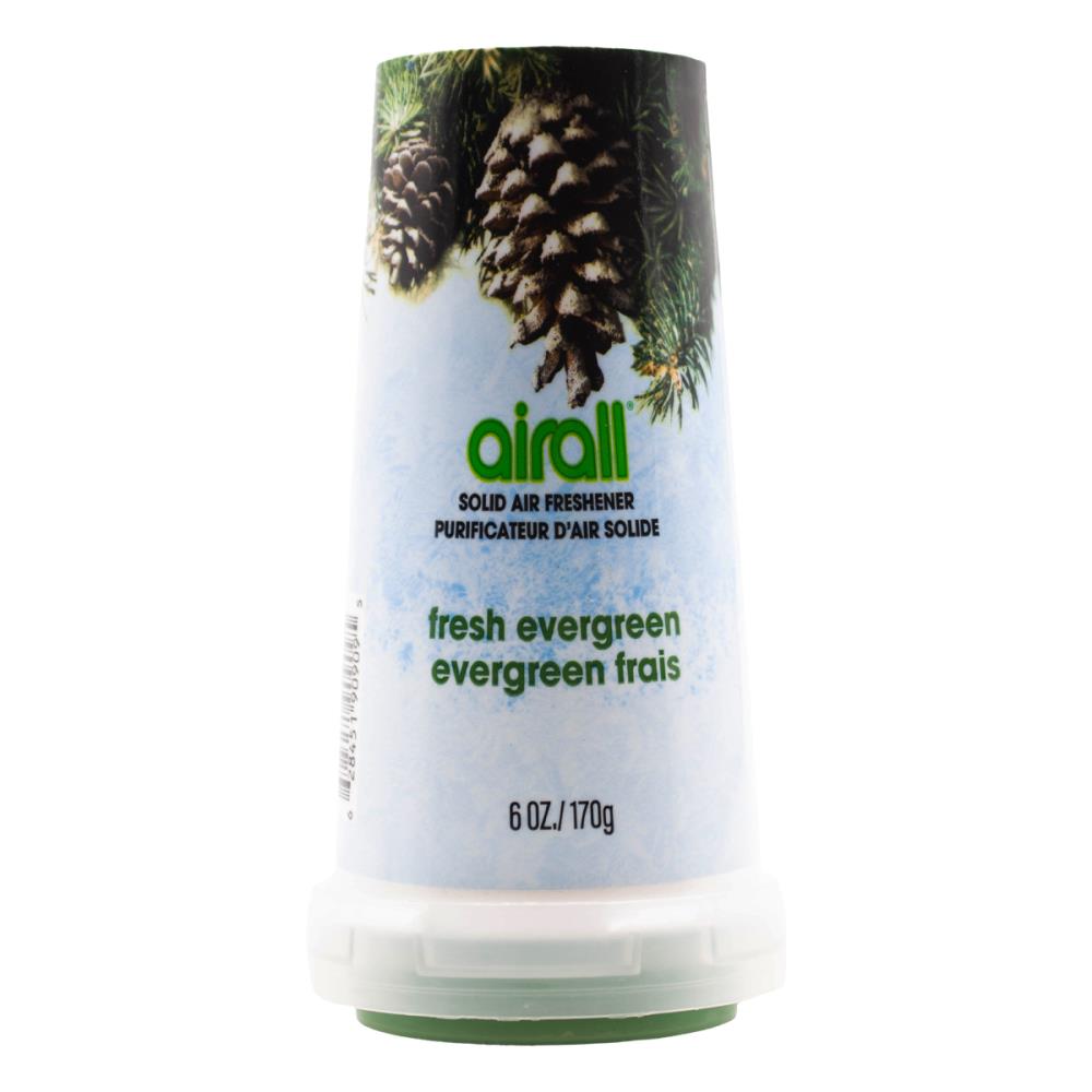 Airall Solid Air Freshener Fresh Evergreen 170g (12 Pack)