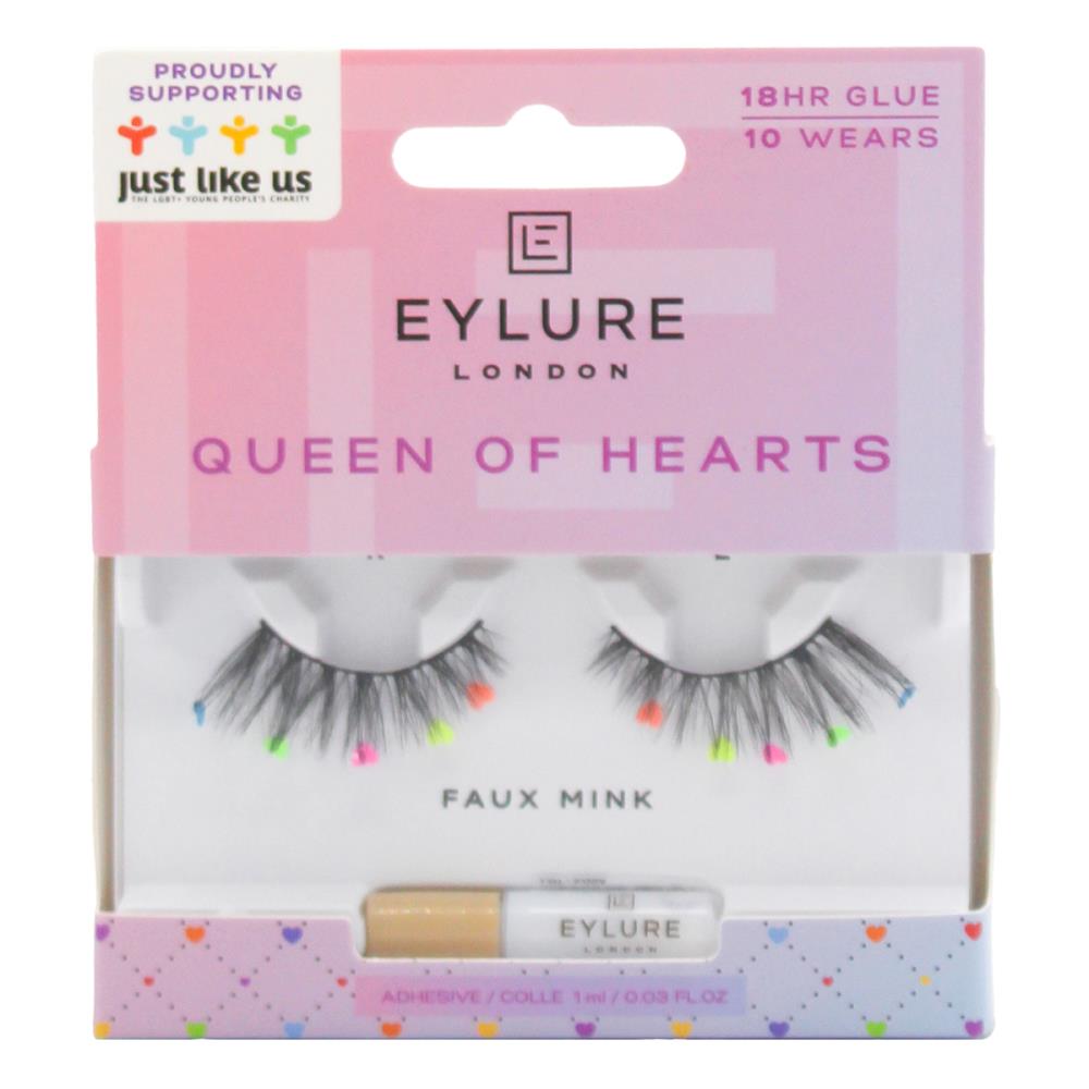 Eylure London Queen Of Hearts Lashes With Glue 10 Wears (6x Pack)