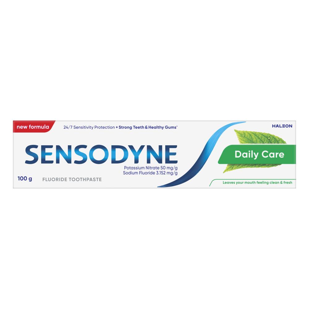 SENSODYNE 100g TOOTHPASTE DAILY CARE FLUORIDE (12x Pack)