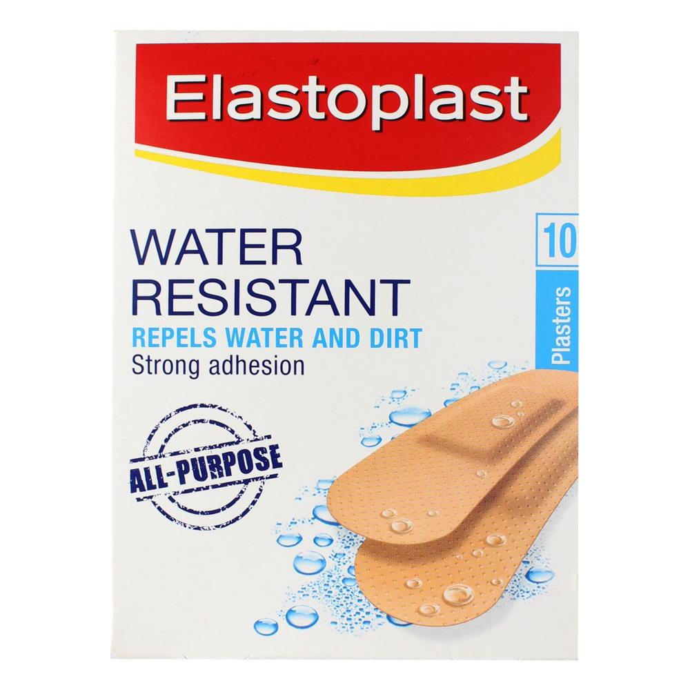 ELASTOPLAST PK10 PLASTERS WATER RESISTANT (10x Pack)