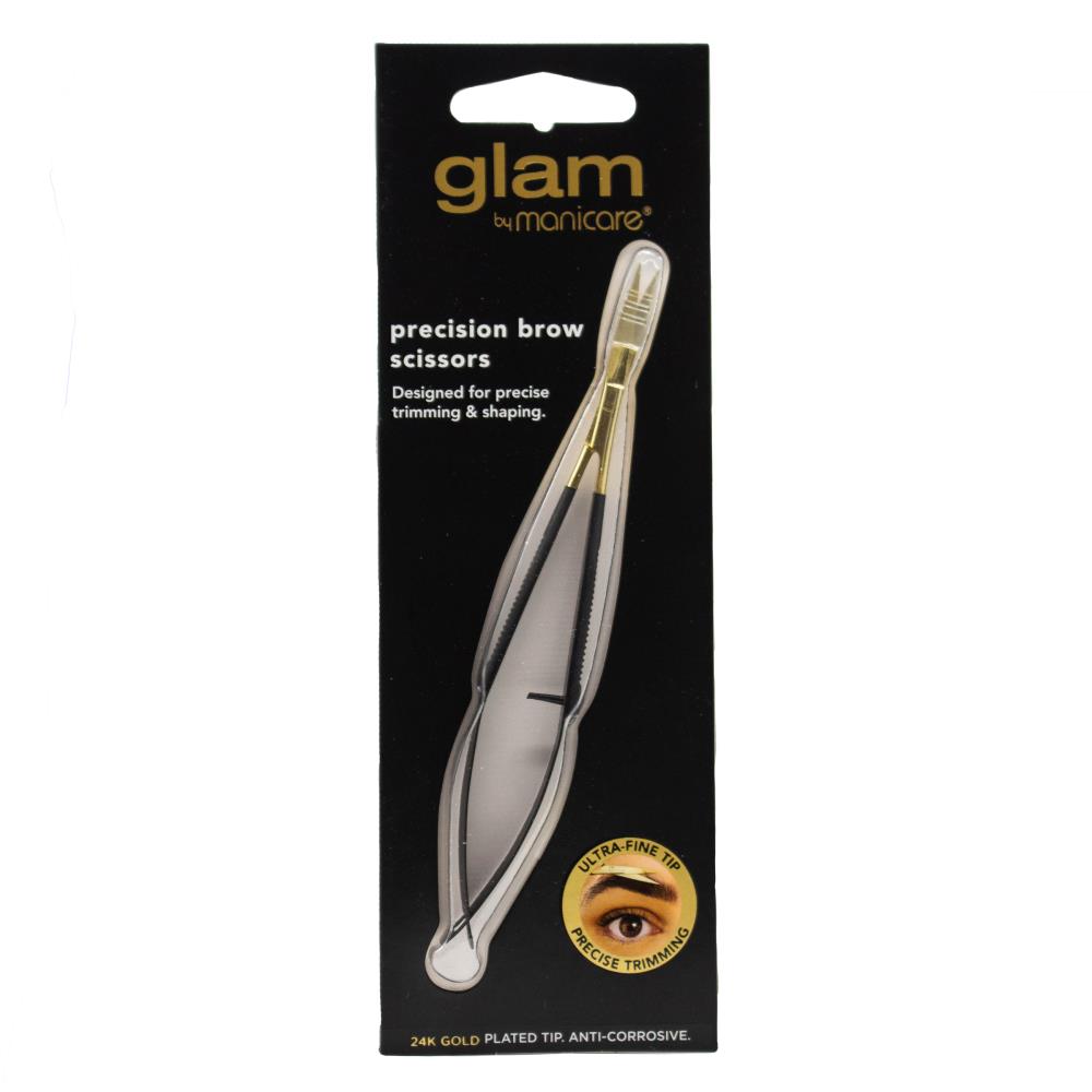 MANICARE BY GLAM PRECISION BROW SCISSORS (3 x Pack)